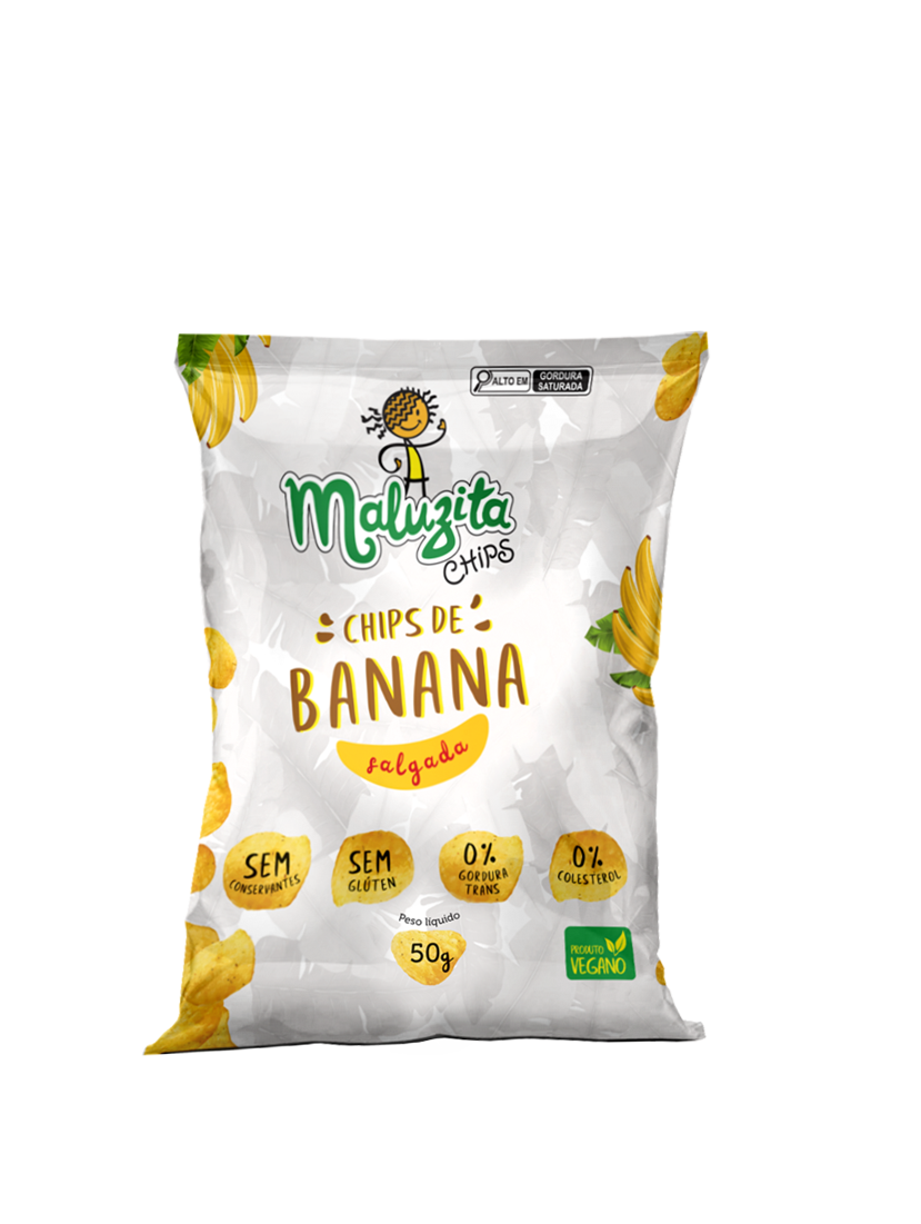 Chips de banana salgada